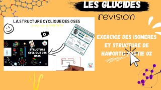 🔴Biochimie : Exercice sur la structure cyclique des oses + une astuce d'examen 👌 #biologie #medecine
