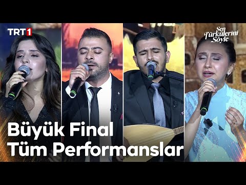 Büyük Finalin Tüm Performansları - Sen Türkülerini Söyle @trt1