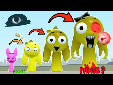 NEW EVOLUTION OF HORROR SPRUNKI MUSTARD PINKI PHASE In Garry's Mod