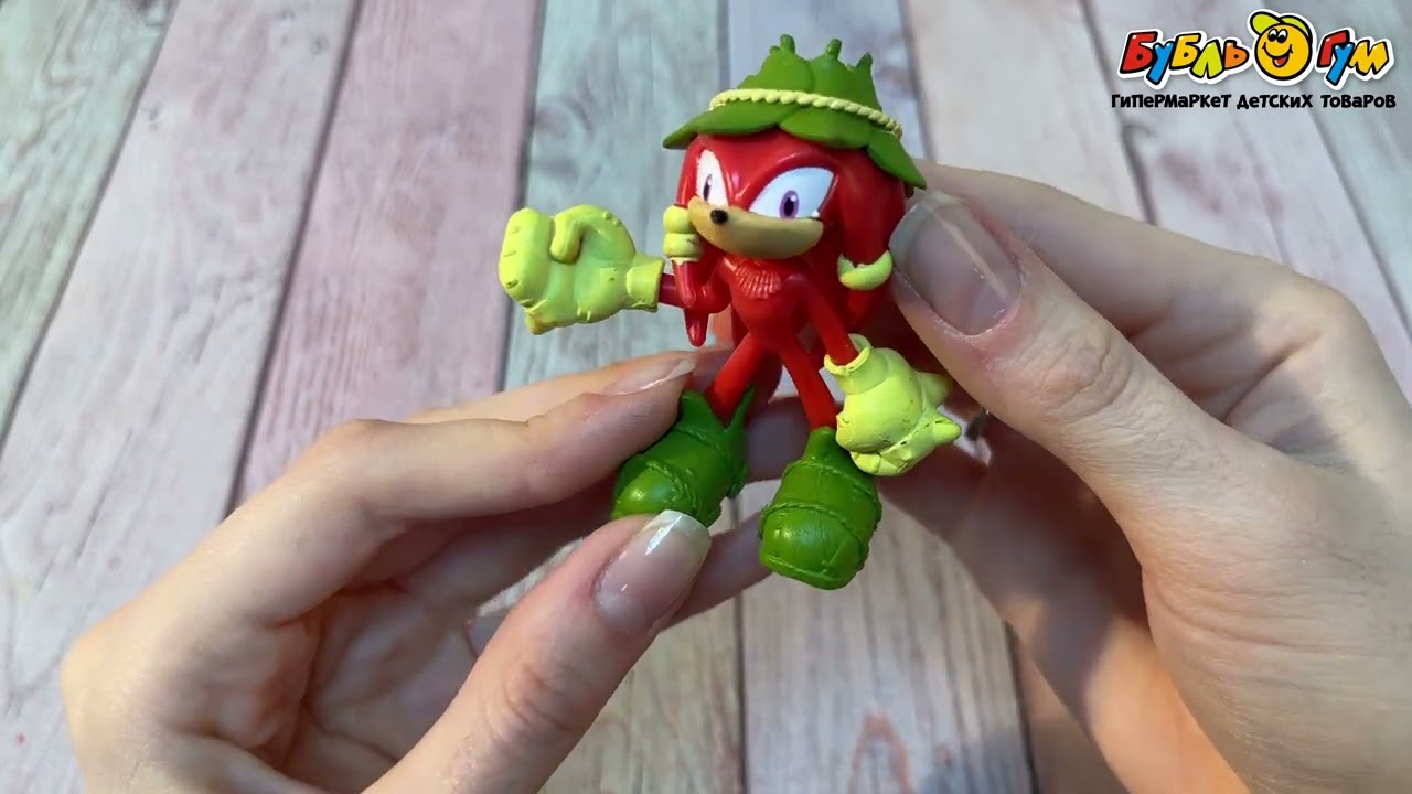 Набор коллекционных фигурок Sonic Prime Ехидна Наклз и Эми Роуз 2шт с 3лет - видео Набор коллекционных фигурок Sonic Prime Ехидна Наклз и Эми Роуз 2шт с 3лет - видео