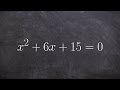 Solving Quadratic Equations with Complex Solutions
