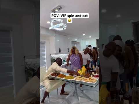 VIP SPIN AND EAT ? #comedy #funny