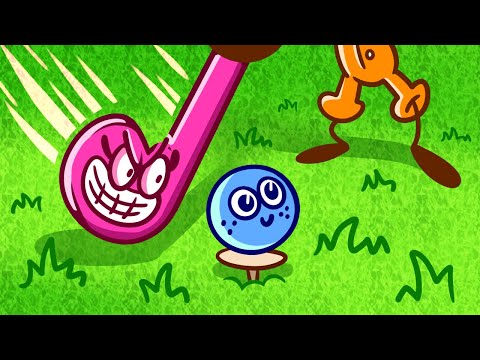 Hole In None | Pencilmation Cartoons!