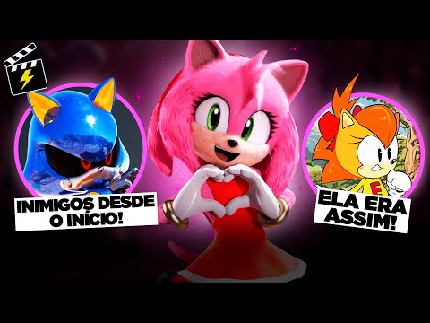 O QUE NINGUÉM te CONTOU SOBRE a AMY ROSE - Sonic 3 | RAIO FILMES