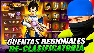 REVISE el PERFIL de los 10 TOP REGIONALES DE-CLASIFICATORIA en FREE FIRE