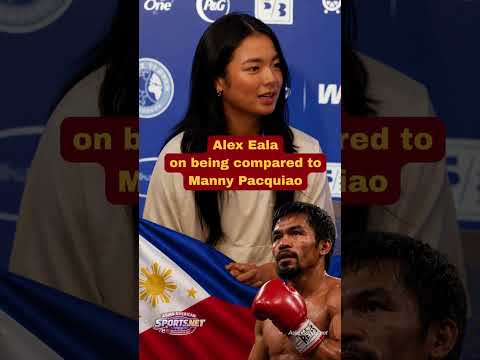 🇵🇭 Alex Eala Responds to Manny Pacquiao Comparison #Tennis #WTA #FilipinoAthletes