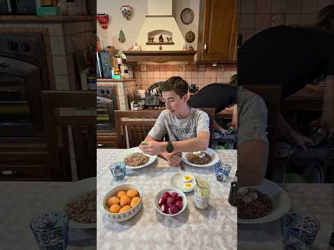 He messed around… and found out..🤣 #mom #son #family #food #prank #short