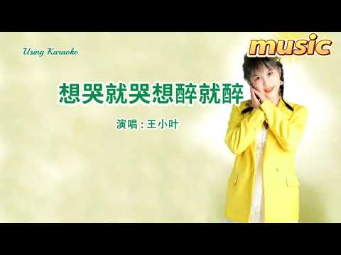 想哭就哭想醉就醉-王小葉KTV 伴奏 no vocal 無人聲 music 純音樂 karaoke 卡拉OK 伴唱 instrumental想哭就哭想醉就醉-王小葉