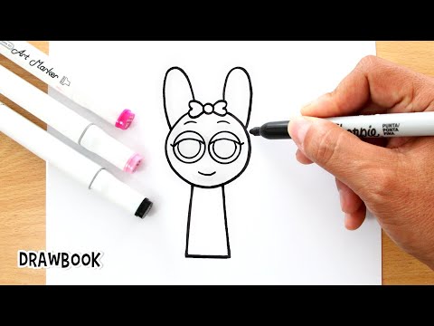 Drawing and Painting PINKI from Sprunki | Step-by-Step Art Tutorial