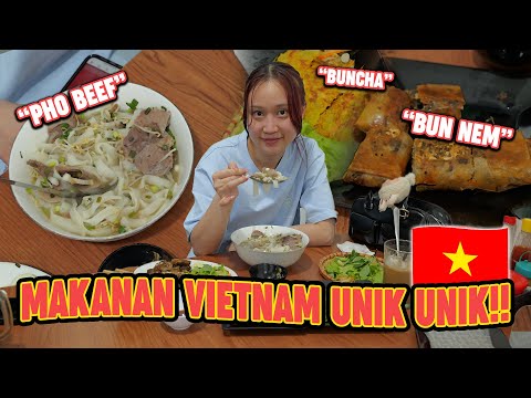 NYOBAIN MAKANAN OTENTIK VIETNAM !! NAMA NYA BIKIN PUSING !! (PHO,BUNCHA,BUN NEM,DLL)