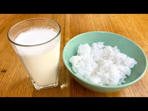 LECHE DE COCO CASERA, FÁCIL, 100% NATURAL (BAJA EN CARBOHIDRATOS) - Deliciosa y Saludable