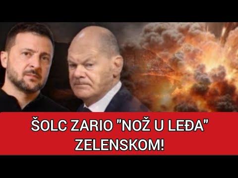 Šolc zario "nož u leđa" Zelenskom! Ovo priznanje mu Ukrajinci neće oprostiti nikada!