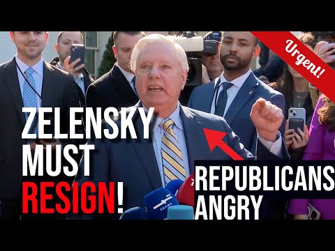 BREAKING: Lindsey Graham Demands Zelensky Resign After Clash with Trump!