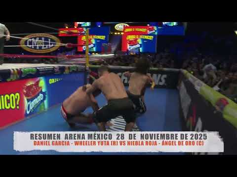 CMLL - DANIEL GARCIA - WHEELER YUTA (R) VS NIEBLA ROJA - ÁNG...