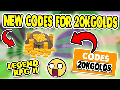 Legend Rpg Ii Code 07 2021 - codes legend rpg roblox
