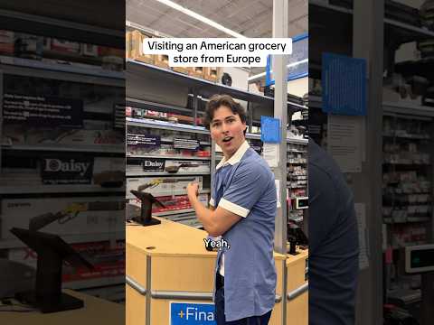 First time in an American grocery store for this Brit