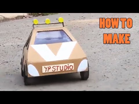 How to Make RC Car from Cardboard - DIY Cardboard