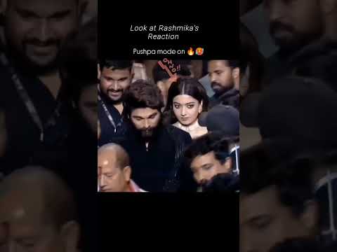 Rashmika Reaction on pushpa2 pre-release event #trending #shorts #live #viralshorts #actressrashmika