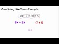 Combining Like Terms and Distributive Property Challenge