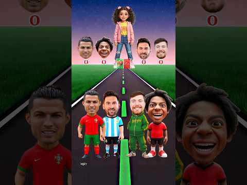 ¡La batalla final! ¿Quién es el mejor entre Ronaldo, MrBeast, IShowSpeed y Messi?