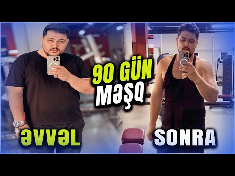 90 GÜNLÜK VÜCUT DEĞİŞİM 30 KİLO VERDİM!