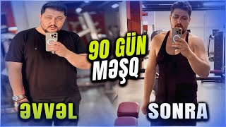 90 GÜNLÜK VÜCUT DEĞİŞİM 30 KİLO VERDİM!
