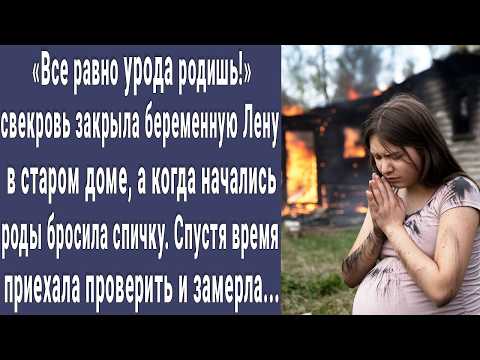 Все равно уродца родишь! свекровь закрыла Лену в сельском доме и бросила спичку. А когда вернулась