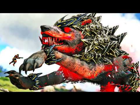 ARK SUPER MODS - DOMEI O COLOSSAL LOBO DE 100 BILHÕES!? - ARK SURVIVAL EVOLVED