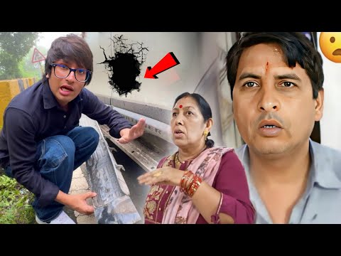 fortuner ka accident Ho Gaya 😱 || Sourav Joshi vlogs