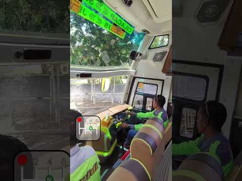 HALUAN BUS PARKIR MUNDUR‼️Gear Shifting HINO Bus #foryou