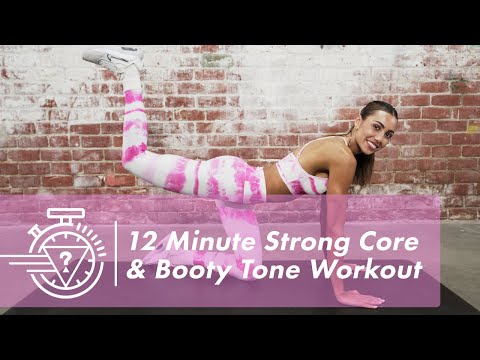 12 Minute Strong Core & Booty Tone Workout with Sami Clarke