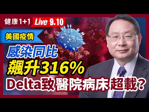 以色列疫苗接種63%，染疫日增1.1萬！疫苗保護力受何影響？美國日住院人數破10萬，ICU大缺氧，死亡人數攀升⋯抗病毒關鍵是免疫系統，如何抵擋Delta？（2021.9.10）| 健康1加1 · 直播