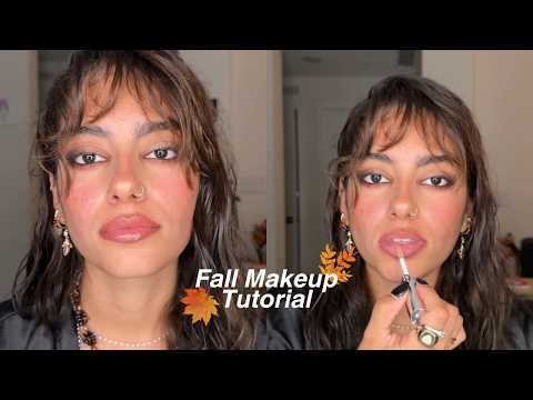 A Hot Cozy Warm Fall Makeup Tutorial 🍁 Easy Fall Makeup