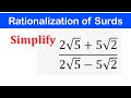 Rationalizing Denominators and Conjugates