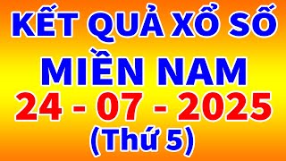 Kết quả xổ số miền nam hôm nay thứ 5 ngày 24/7/2025 (xs Tây Ninh, xs An Giang, xs Bình Thuận)