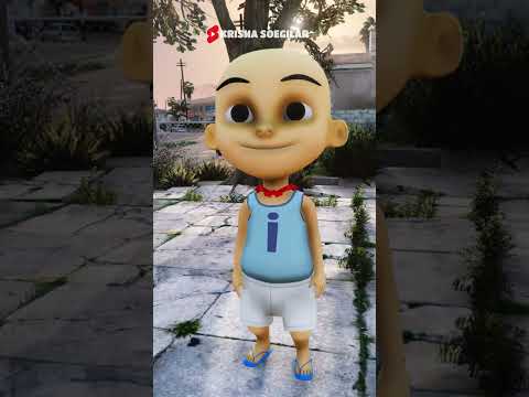 Bocil Ipin Mau Beli Obat Untuk Upin Sakit, Tapi Ternyata Hantu  !! 😢 #shorts #upinipin #gta5 #viral