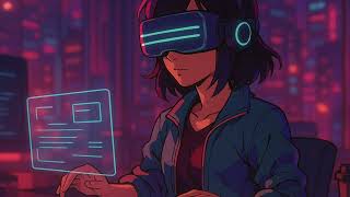 Light Synthwave for Concentration & Work (2 Hour): Chill Neon Beats
