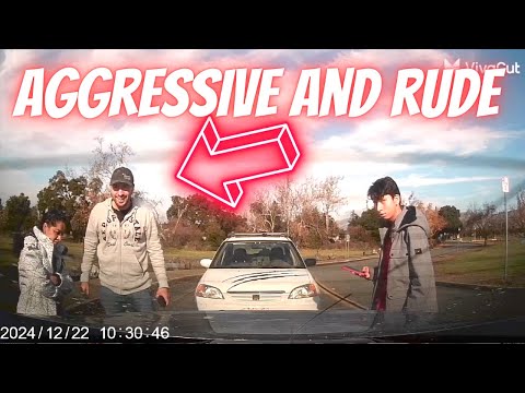 Aggressive and rude driver --- Driving Fails & Lessons Learned! #1279