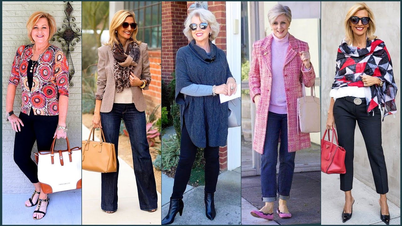 Women Best Summer & Vintage Outfits Wear Fashion old Ages 50+ over | Best Clothing For Winter Outfit