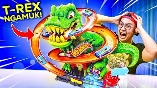 T-REX INI BISA MAKAN & HANCURIN TRACK HOTWHEELS KITA!