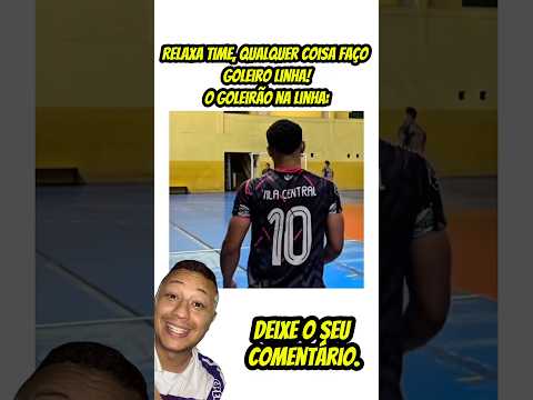 Quando o goleiro quis mostrar serviço sem ter qualidade. #futebol