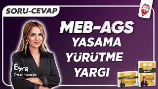 MEB AGS ANAYASA-Soru Cevap (Yasama/Yürütme/Yargı) - Esra Özkan Karaoğlu