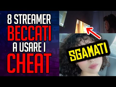 8 STREAMER BECCATI a usare i CHEAT IN DIRETTA! (e bannati!)