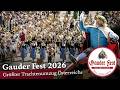 Grote Optocht van Zell am Ziller (Oostenrijk) : Gauder Fest Umzug 2026 in voller L�nge