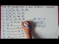 Finding Common Differences in Sequences