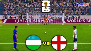UZBEKISTAN VS ENGLAND | FIFA World Cup 2026 | Full Penalty Shootout | eFootball PES
