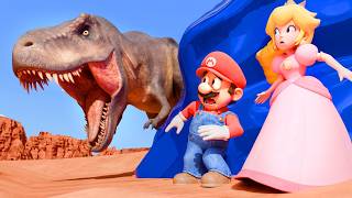 Super Mario & DINOSAURS 3D Animation #dinosaur