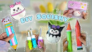 Diy Cute Squishy Making | Easy Paper Crafts Squishy Ideas !