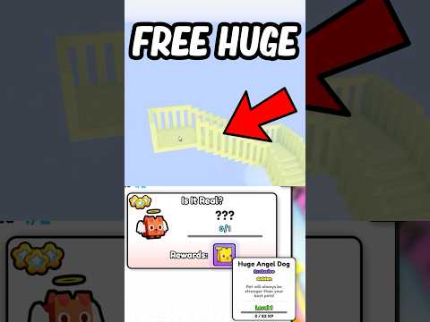Complete STAIRWAY TO HEAVEN For HUGE ANGEL DOG in Roblox Pet Simulator 99..