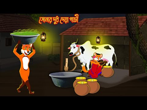 সোনার দুধ দেয়া গাভি | Sonar Dudh Dea Gavi | Bangla Cartoon | Interesting & Comedy stories | Fox
